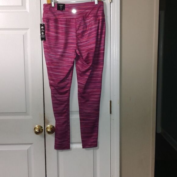 Zelos Curvy tight striped workout yoga leggings  Sz 1X  NWT - Picture 4 of 10